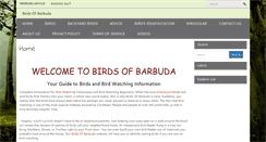 Desktop Screenshot of birdsofbarbuda.com