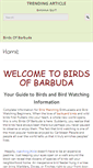 Mobile Screenshot of birdsofbarbuda.com